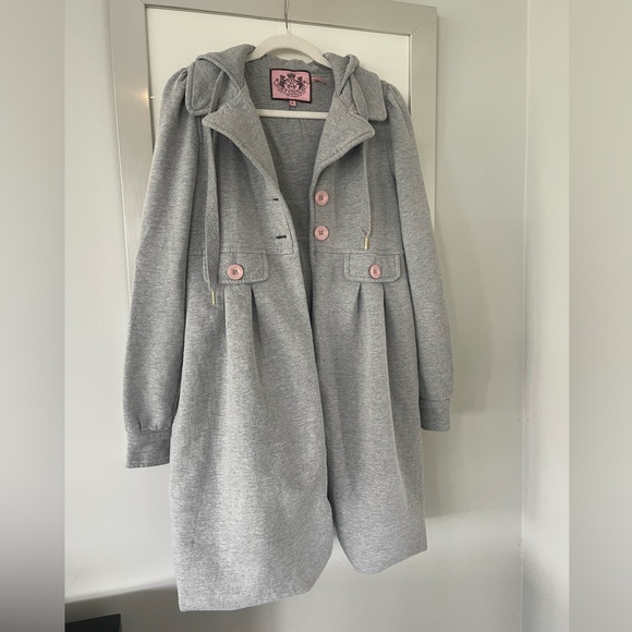 Juicy Couture Jackets & Blazers - Juicy Couture coat with pink buttons